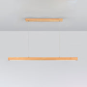 Linear Wooden Pendant Light-DWHOME