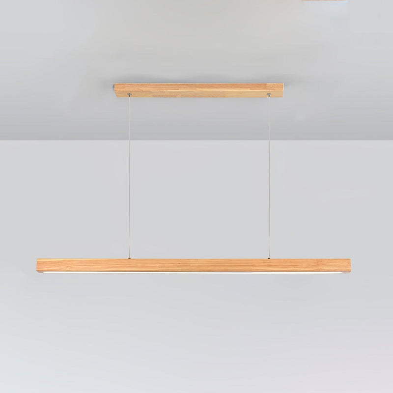 Linear Wooden Pendant Light-DWHOME