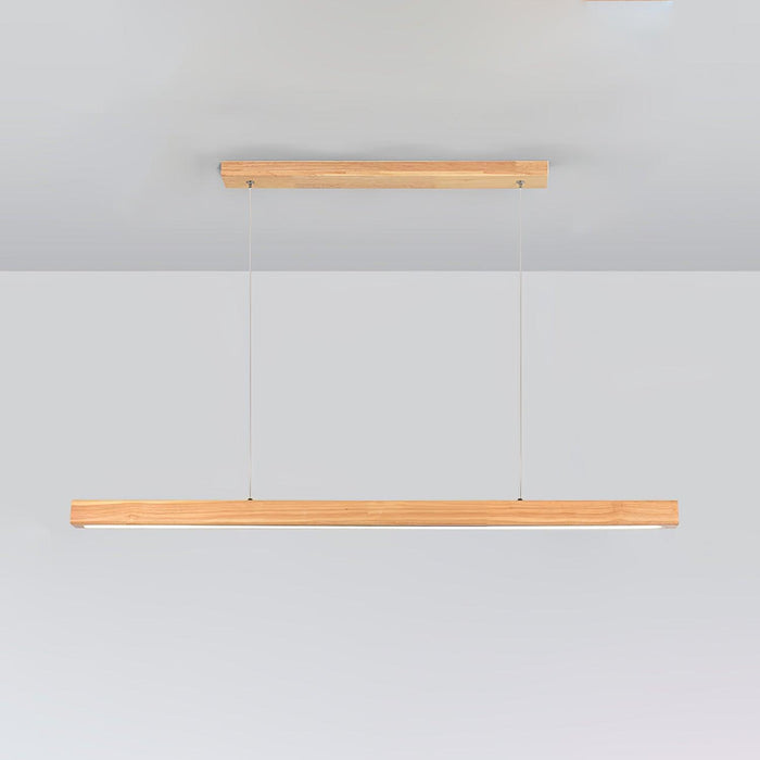 Linear Wooden Pendant Light-DWHOME