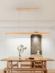 Linear Wooden Pendant Light-DWHOME