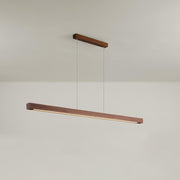 Linear Wooden Pendant Light-DWHOME