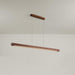 Linear Wooden Pendant Light-DWHOME