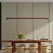 Linear Wooden Pendant Light-DWHOME
