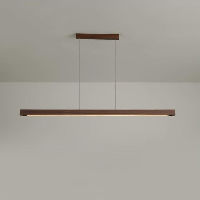 Linear Wooden Pendant Light - Vakkerlight