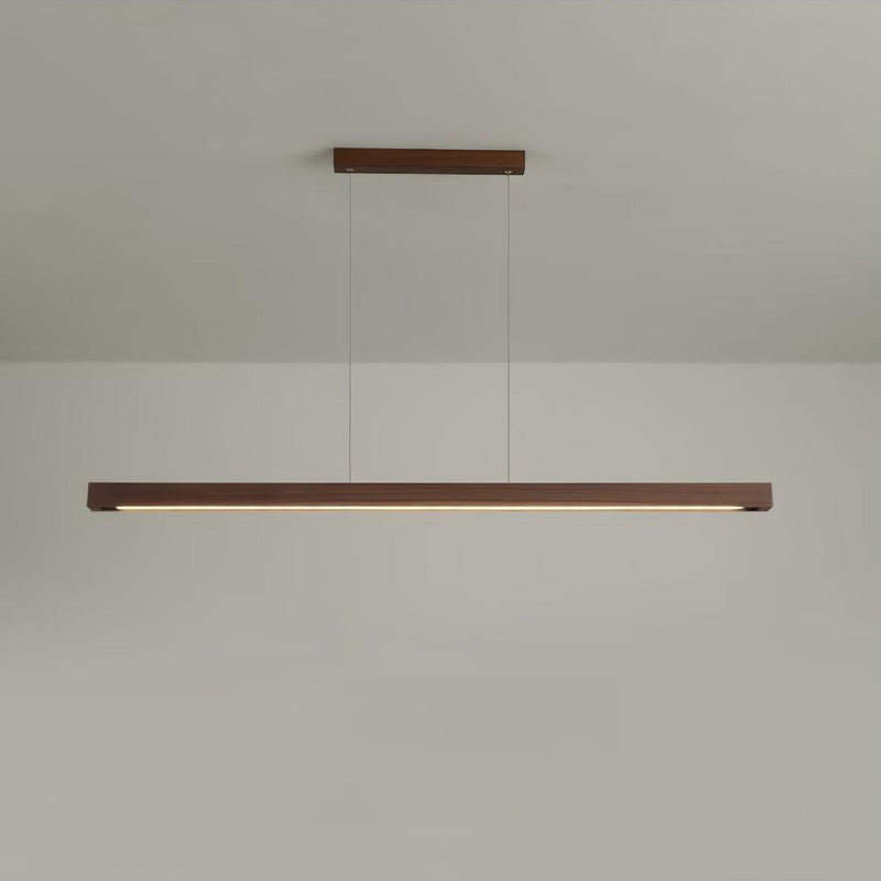 Linear Wooden Pendant Light-DWHOME