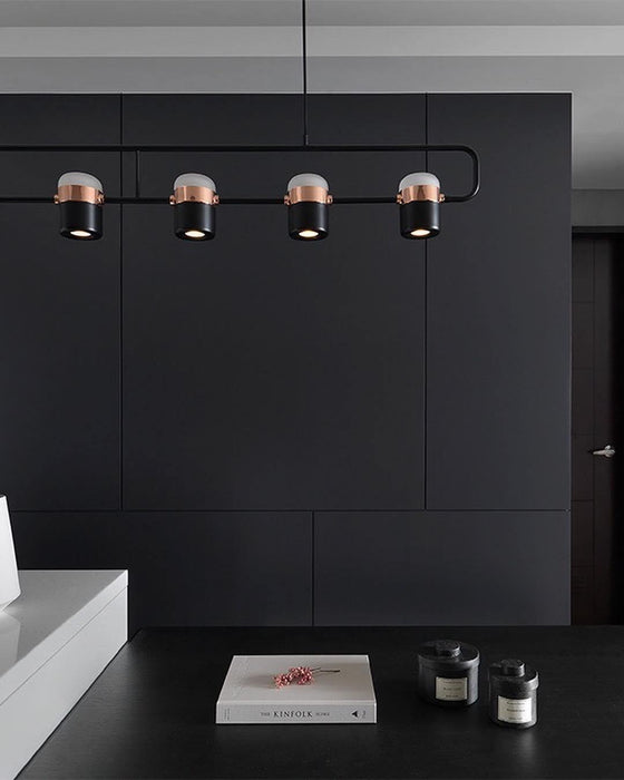 Adjustable Glass Pendant Light-DWHOME