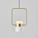 Adjustable Glass Pendant Light.