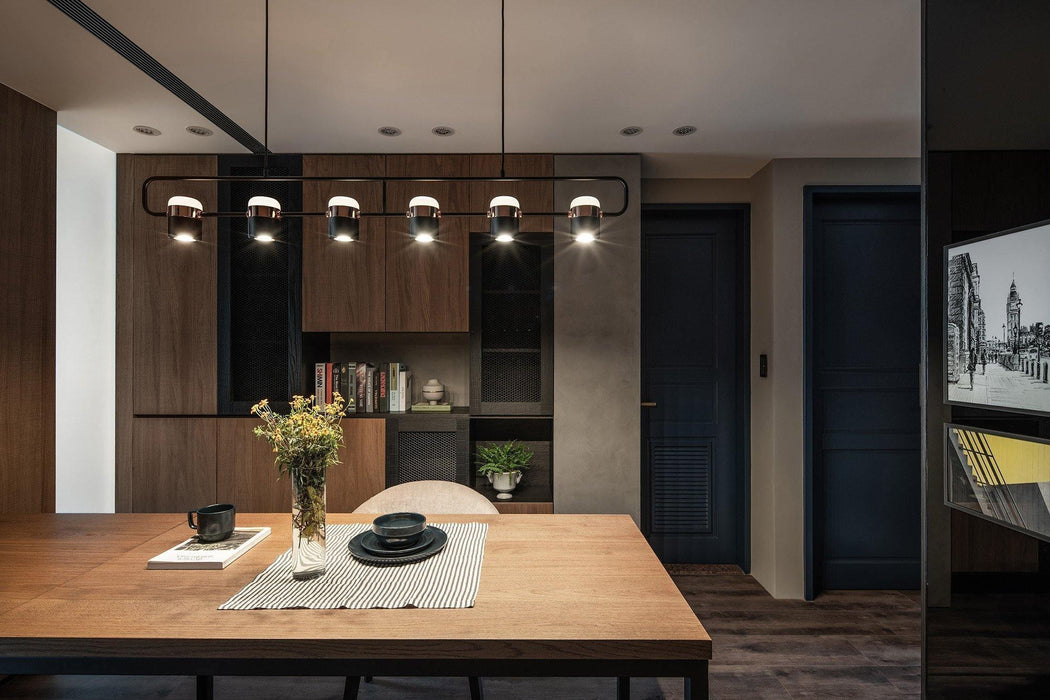 Adjustable Glass Pendant Light-DWHOME