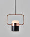 Adjustable Glass Pendant Light.