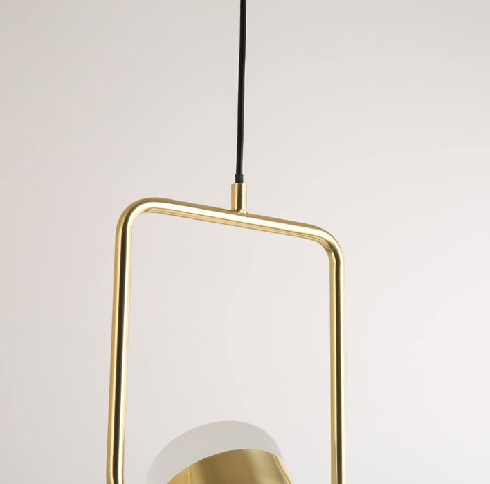 Adjustable Glass Pendant Light.