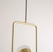 Adjustable Glass Pendant Light.