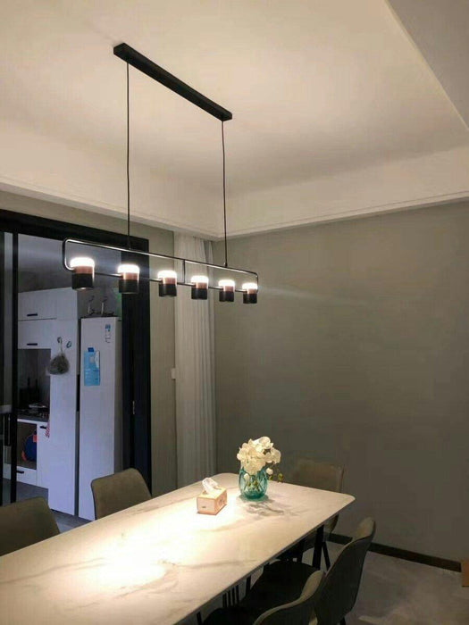 Adjustable Glass Pendant Light.