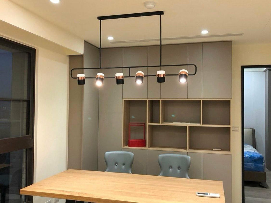 Adjustable Glass Pendant Light.