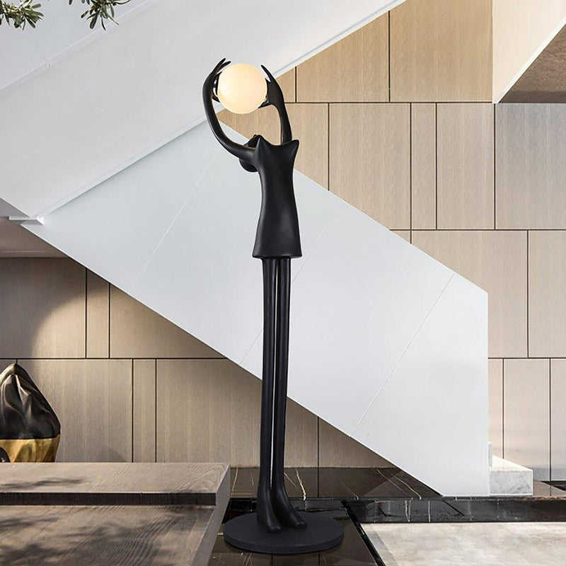 Liora Sculpture Floor Lamp-DWHOME