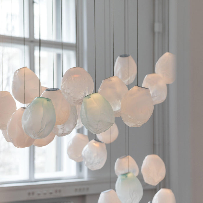 Liquid Glass Stone Pendant Light-DWHOME