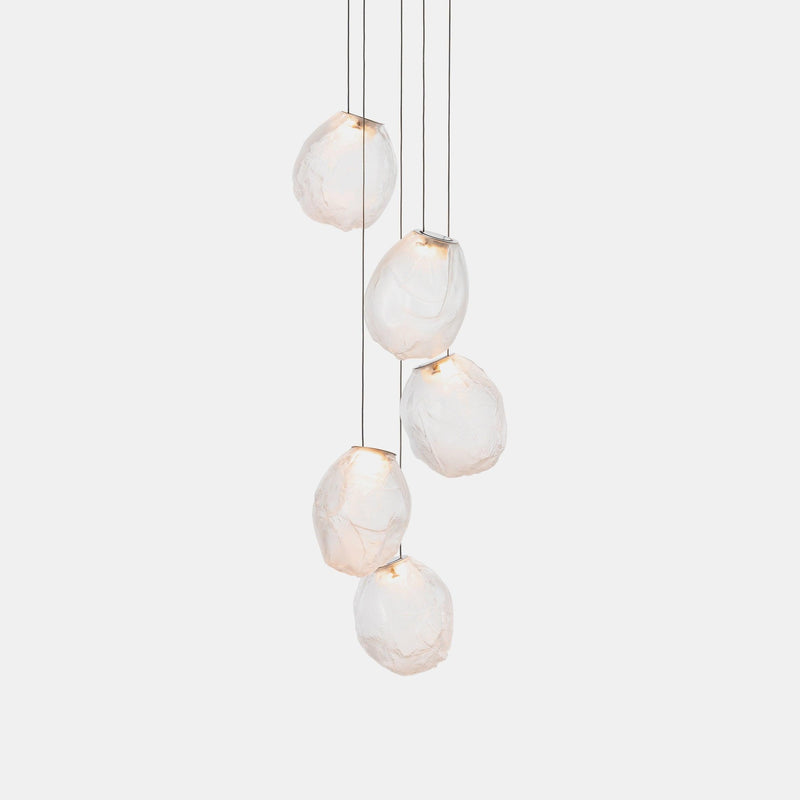 Liquid Glass Stone Pendant Light-DWHOME
