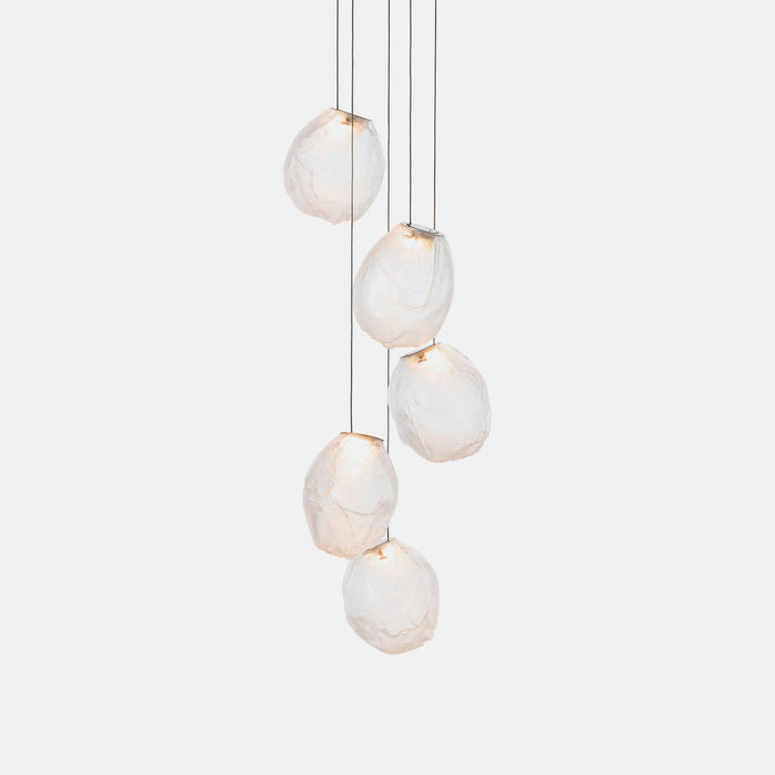 Liquid Glass Stone Pendant Light-DWHOME