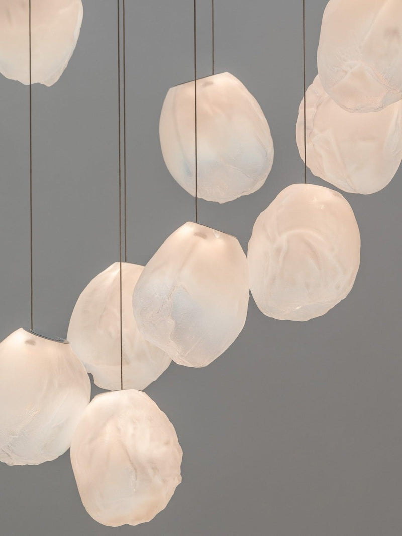 Liquid Glass Stone Pendant Light-DWHOME