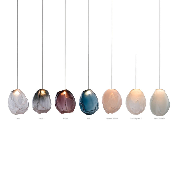Liquid Glass Stone Pendant Light-DWHOME