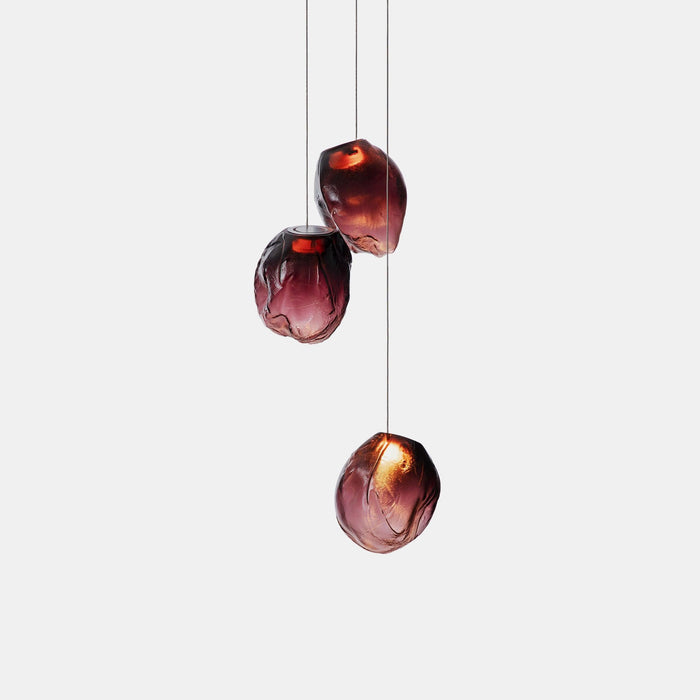 Liquid Glass Stone Pendant Light-DWHOME