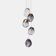 Liquid Glass Stone Pendant Light-DWHOME