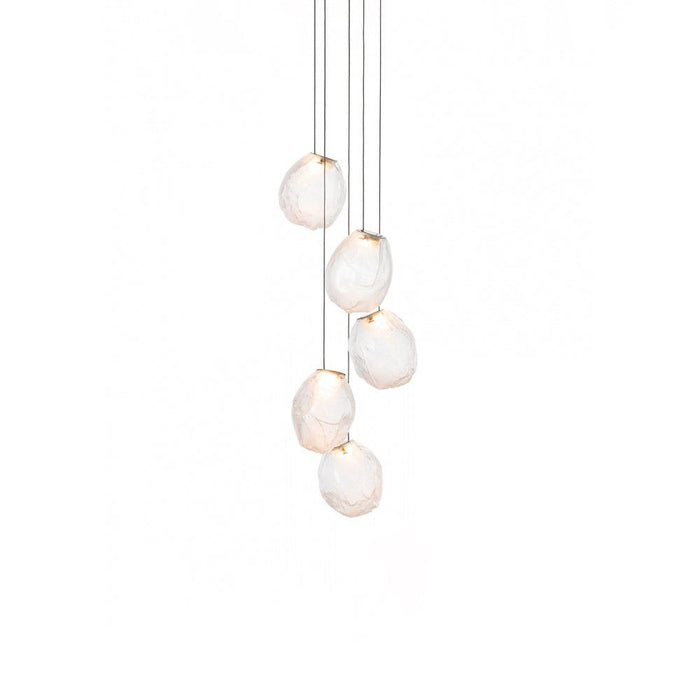 Liquid Glass Stone Pendant Light-DWHOME