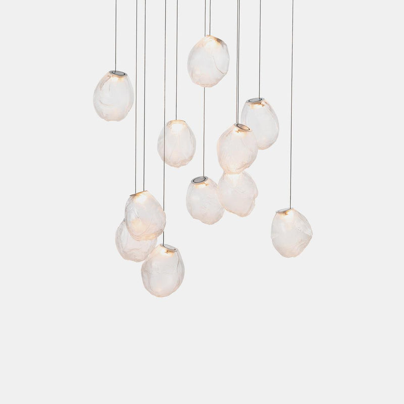 Liquid Glass Stone Pendant Light-DWHOME