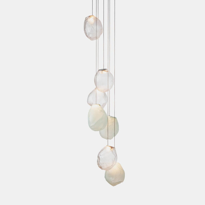 Liquid Glass Stone Pendant Light-DWHOME