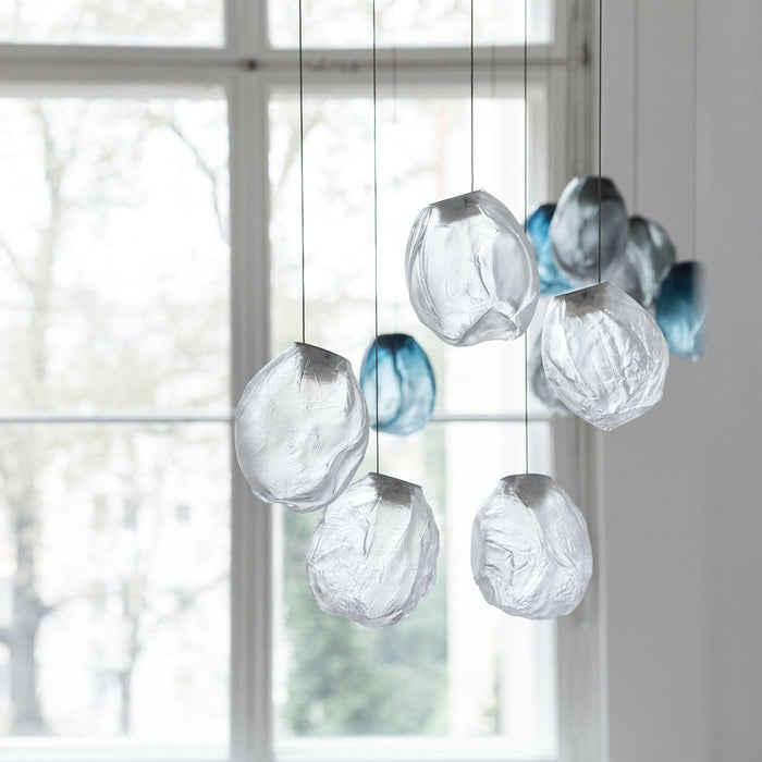 Liquid Glass Stone Pendant Light-DWHOME