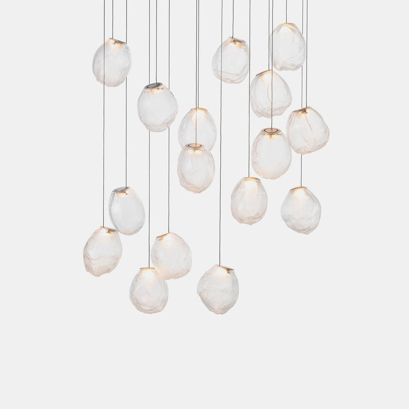 Liquid Glass Stone Pendant Light-DWHOME