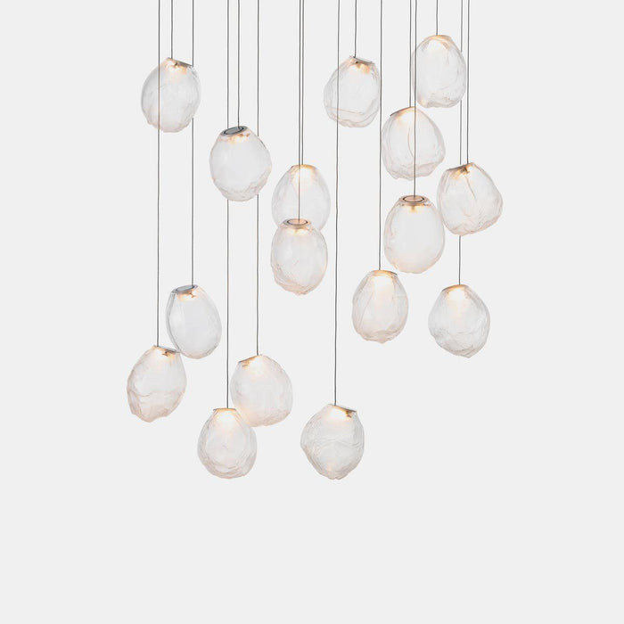 Liquid Glass Stone Pendant Light-DWHOME