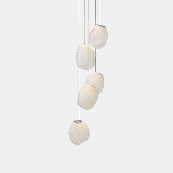 Liquid Glass Stone Pendant Light-DWHOME