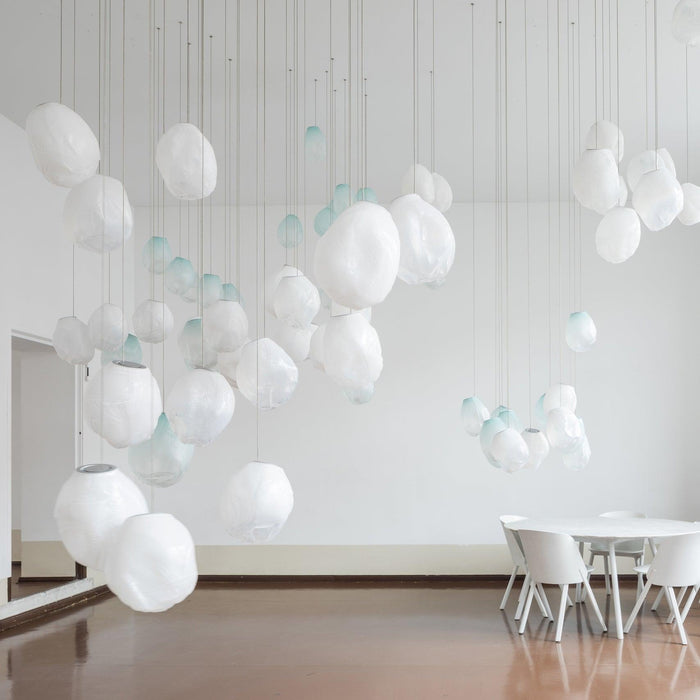 Liquid Glass Stone Pendant Light-DWHOME