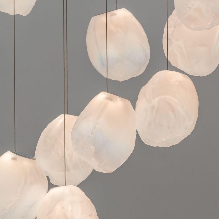 Liquid Glass Stone Pendant Light-DWHOME