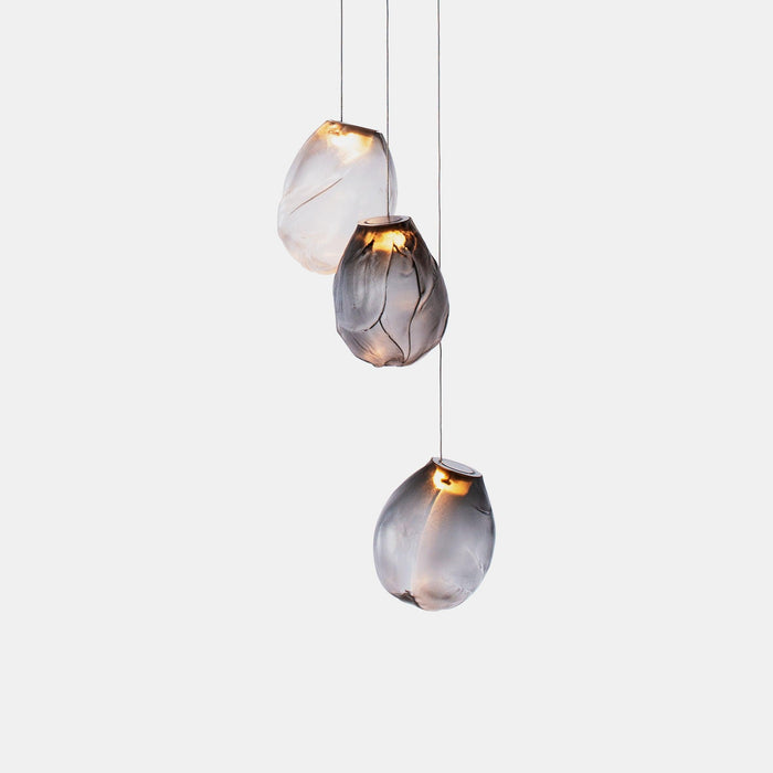 Liquid Glass Stone Pendant Light-DWHOME