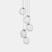 Liquid Glass Stone Pendant Light-DWHOME