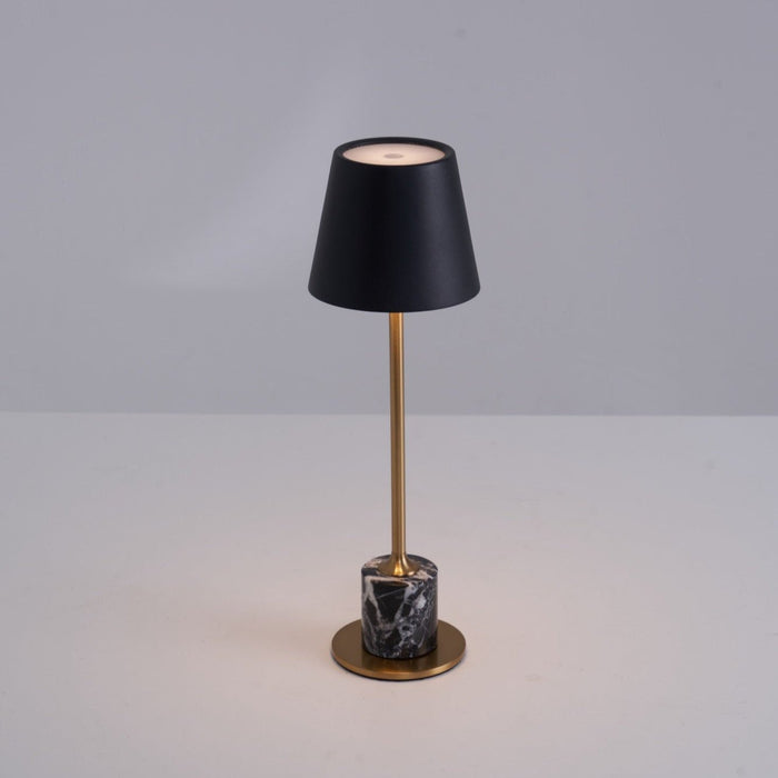 Lirio Mini Marble Table Lamp-DWHOME