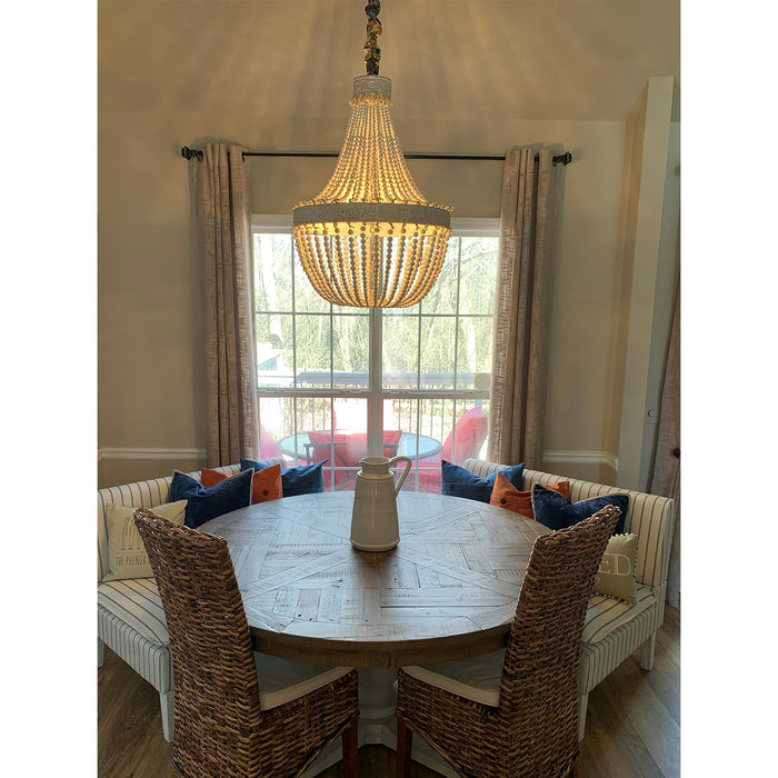Littlefield Beaded Chandelier-DWHOME
