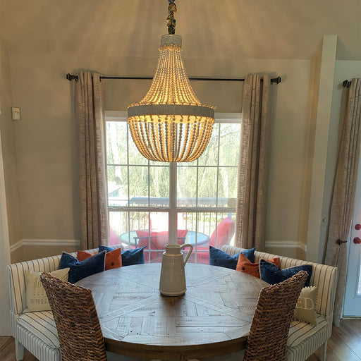 Littlefield Beaded Chandelier-DWHOME