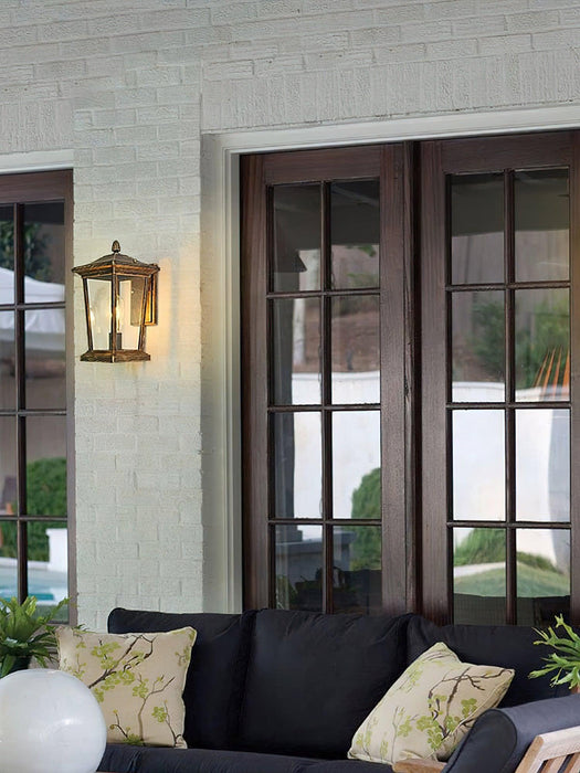 Lodge Birdcage Outdoor Wall Lamp-DWHOME