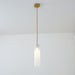 Long Tube Glass Pendant Light.