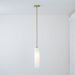 Long Tube Glass Pendant Light.