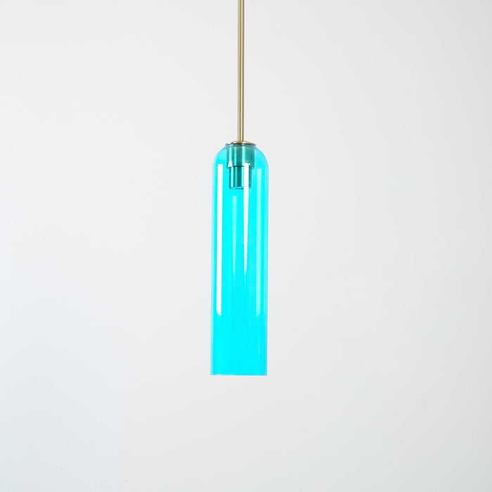 Long Tube Glass Pendant Light