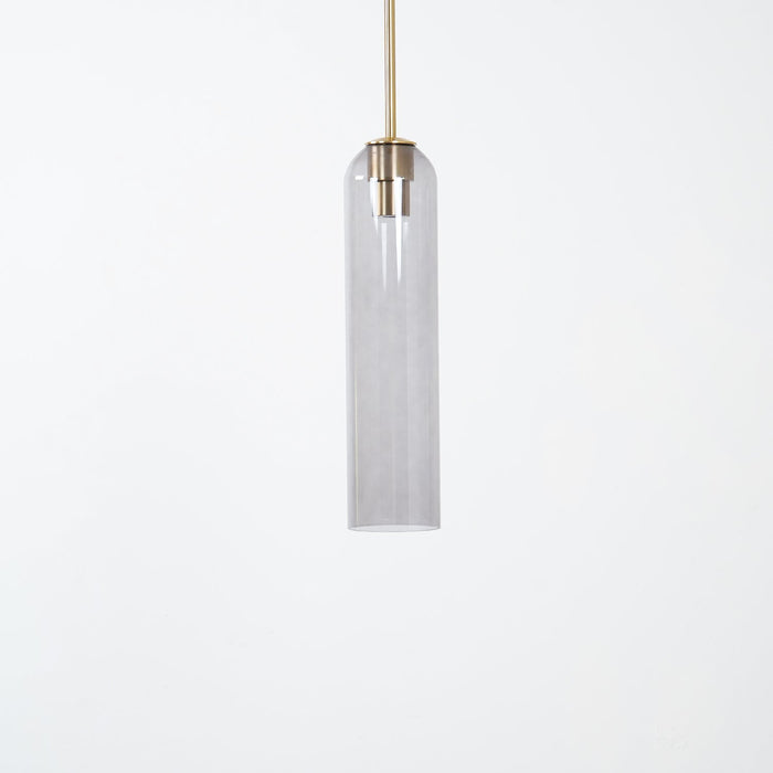 Long Tube Glass Pendant Light