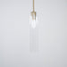 Long Tube Glass Pendant Light.