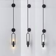 Long Arc Glass Wall Lamp-DWHOME