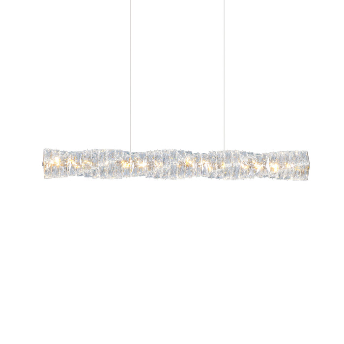 Long Crystal Pendant Lamp