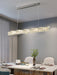 Long Crystal Pendant Lamp.