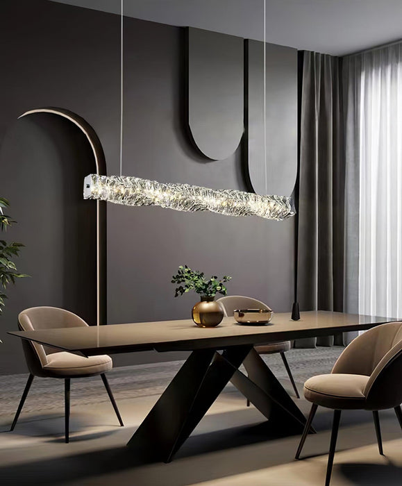 Long Crystal Pendant Lamp - Vakkerlight