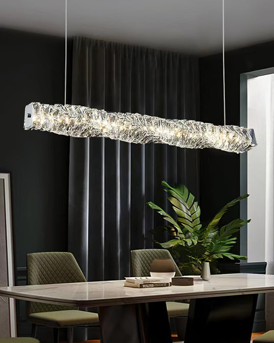 Long Crystal Pendant Lamp - Vakkerlight